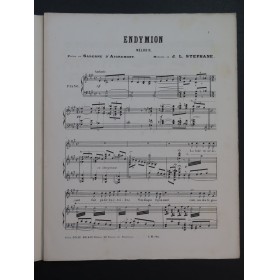 STÉPHANE J. L. Endymion Chant Piano ca1885