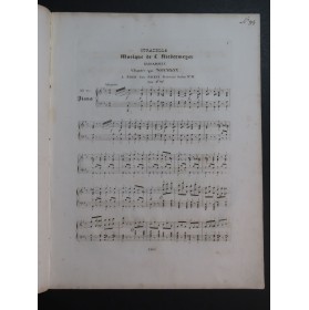 NIEDERMEYER Louis Stradella No 23 Chant Piano ca1840