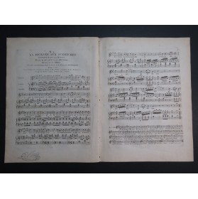 MÉHUL La Journée aux Aventures No 5 Chant Piano ou Harpe ca1820