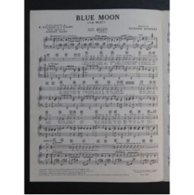 Blue Moon Richard Rodgers Chant Piano 1935