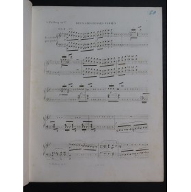 THALBERG S. Deux Airs Russes Variés op 17 Piano 1836