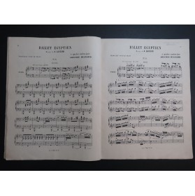 LUIGINI Alexandre Ballet Egyptien Piano 4 mains ca1880