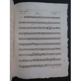 SARTI Giuseppe Cari figli un' altro amplesso Chant Orchestre 1791