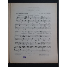 FONT Manuel Querer Cañi Chant Piano 1921