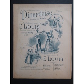 LOUIS E. Dinardaise Souvenir de Dinard Danse Piano