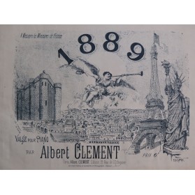 CLÉMENT Albert 1889 Valse pour Piano 1889