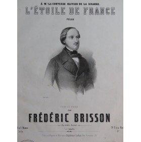 BRISSON Frédéric L'Étoile de France Piano ca1850