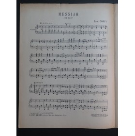 ENGEL Eug. Messiah Piano 1928