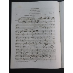 PANSERON Auguste Echo des Bois Chant Piano ca1830