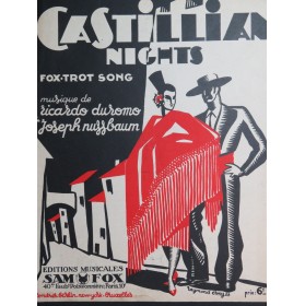 DUROMO Ricardo NUSSBAUM Joseph Castillian Nights 1928