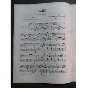 D'HOUDETOT MALHERBE Cécile Piano ca1850
