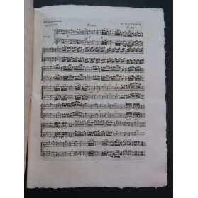 TARCHI Angelo Aure Amiche deh Volate Chant Orchestre 1791