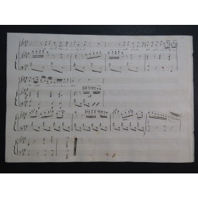 RONCONI Domenico Arietta Manuscrit Piano Chant ca1800