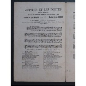 Jupiter et les Poètes J. Bernet Chant XIXe