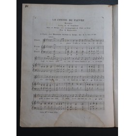 ROMAGNESI Antoine Le Convoi du Pauvre Chant Piano ou Harpe ca1830