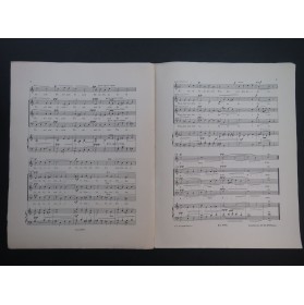 DE BALORRE Vicomte Ave Maria Dédicace Chant Orgue ou Harmonium ca1900