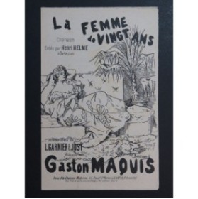 La Femme de Vingt Ans Gaston Maquis Chant