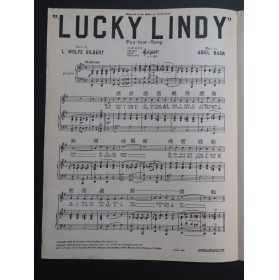 BAER Abel Lucky Lindy Chant Piano 1927