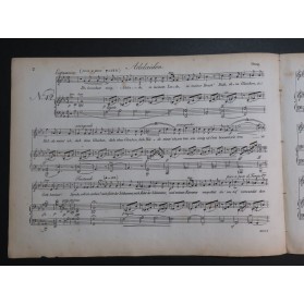 ANDRÉ Johann Anton Adelaiden Chant Piano ca1825
