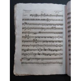 CARUSO Luigi Non temer non sono amante Chant Orchestre 1791