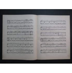 DESSANE Alfred Fleur des Alpes Valse Dédicace Piano ca1890