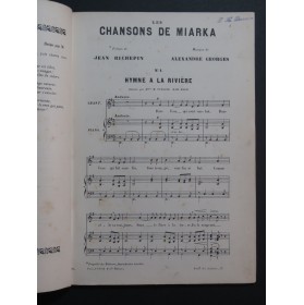 GEORGES Alexandre Les Chansons de Miarka Chant Piano ca1888