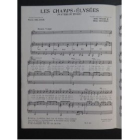 Les Champs-Élysées Joe Dassin Chant Piano 1969