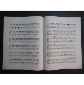 LECOCQ Charles Les Cent Vierges Valse Piano 4 mains ca1872