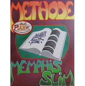 SLIM Memphis Méthode de Piano Blues Gospel Boogie-Woogie Piano 1977