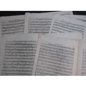 BARRIÈRE Etienne Bernard Joseph Concerto in D Major Orchestre ca1780
