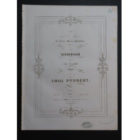 PRUDENT Émile Séguidille Piano ca1847