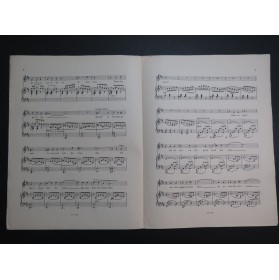 JONGEN Joseph Bal de Fleurs Chant Piano