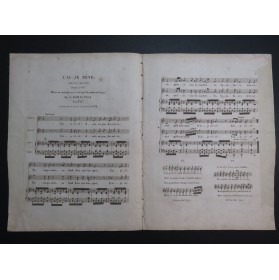 ROMAGNESI Antoine L'Ai-je Rêvé Chant Piano ou Harpe ca1830