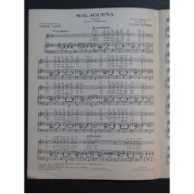 Malaguena Boléro Elpidio Ramirez Chant Piano 1951