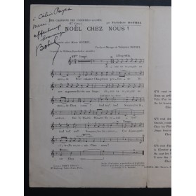 Noël chez nous Théodore Botrel Dédicace Signature Chant