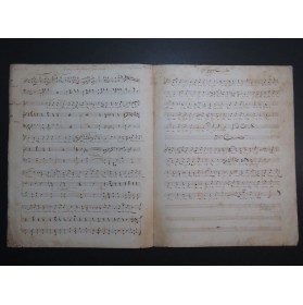 DUMAS Etienne Liberté Egalité Fraternité Manuscrit Chant Piano