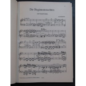 DONIZETTI G. Die Regimentstochter La Fille du Régiment Opéra Chant Piano