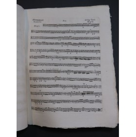 SARTI Giuseppe Pen so che per morire Chant Orchestre 1790