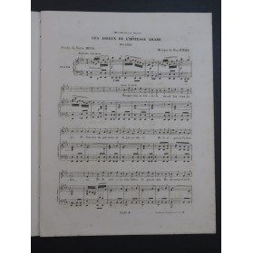D'IVRY Paul Les Adieux de l'Hôtesse Arabe Dédicace Chant Piano ca1852