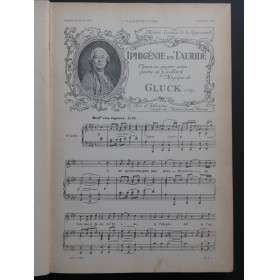 L'illustration Supplément Musical Piano Chant Piano solo Harmonium 1900