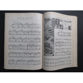 L'illustration Supplément Musical Piano Chant Piano solo Harmonium 1900