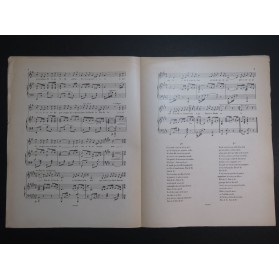 MARTINEZ ABADES J. Flor de Té Chant Piano 1917