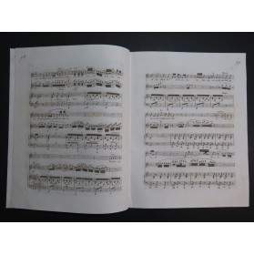 LORENZO Nicolo La Costanza Arietta Dédicace Chant Piano Flûte ca1840