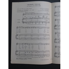 DE COINCY Gautier Chanson Pieuse Chant Orgue ou Piano