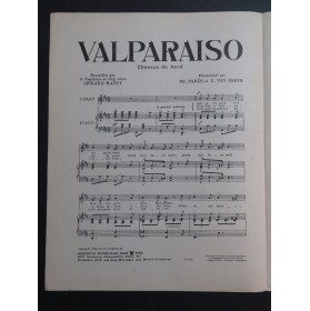 PARÈS Philippe VAN PARYS Georges Valparaiso Chant Piano 1928