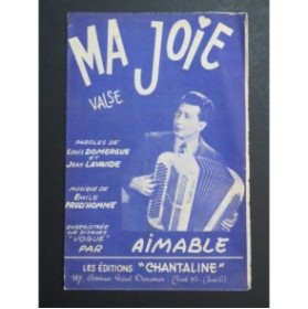 Ma Joie Valse Aimable Emile Prud'homme Accordéon 1954