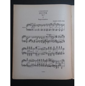 CORTÉS LOPÉZ Joaquin Suite Op 7 Piano