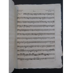 CHERUBINI Luigi Se del duol che il cor m'affanna Chant Orchestre 1790