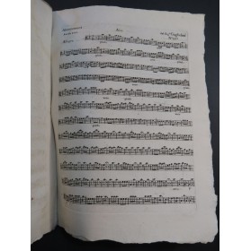 GUGLIELMI Pietro La Mia Pastorella Chant Orchestre 1790