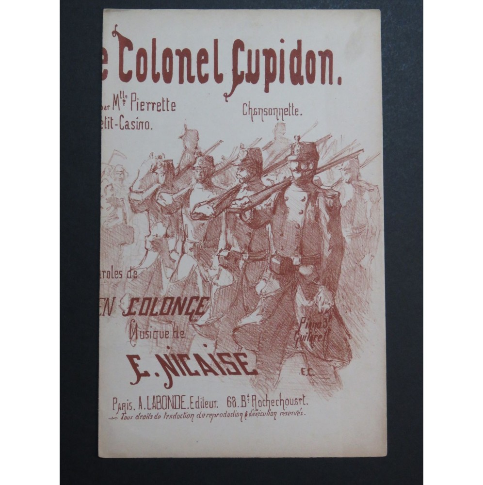 Le Colonel Cupidon E. Nicaise Chant
